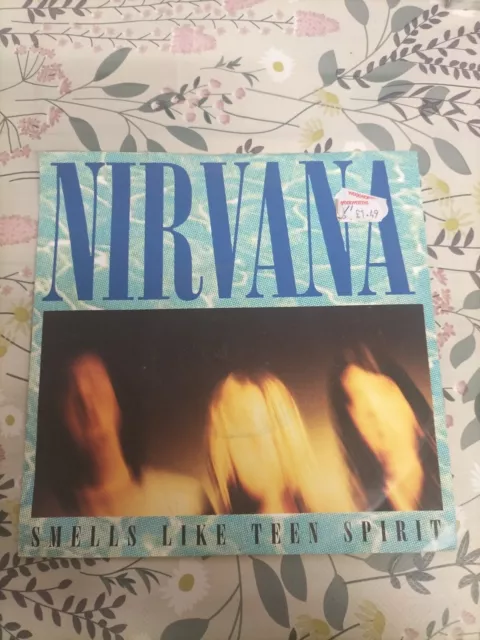 VINYL NIRVANA Smells Like Teen Spirit GEFFEN 1991 DGCS 5 UK Original 7" 45