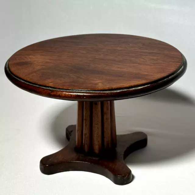 Victorian Apprentice/Salesmans Circular Breakfast Table on Quatrefoil Plinth