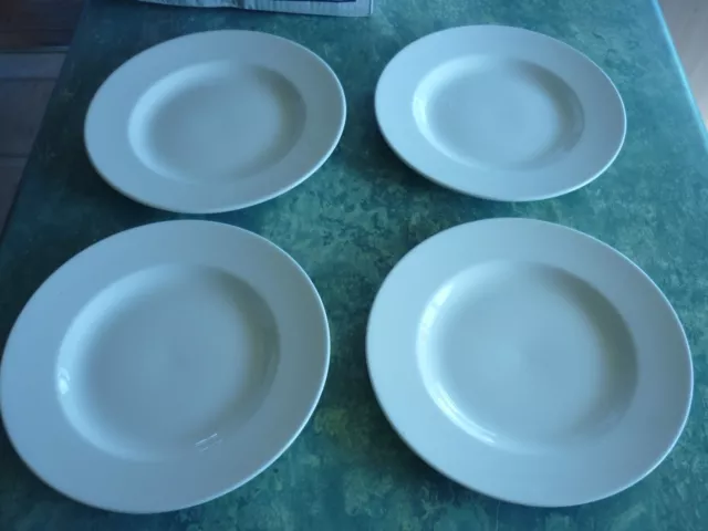 Hartley Greens & Co Leeds Pottery Creamware 4 PLATES