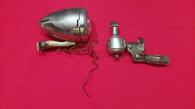 Porte-bagages Vélo Ancien Avec Sacoche - Marque A SUTTER - Vélo Rétro