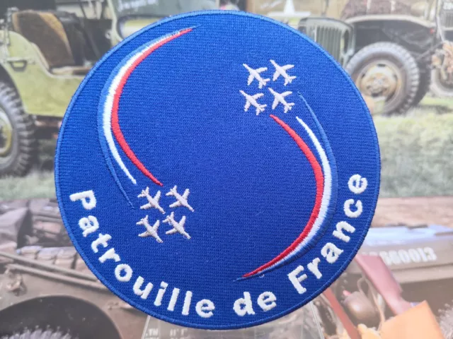 Patch brodé  Patrouille de  France   ( 90 mm)📌