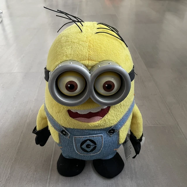 TALKING DESPICABLE ME, Minion Soft Toy Plush Sounds, Light Up