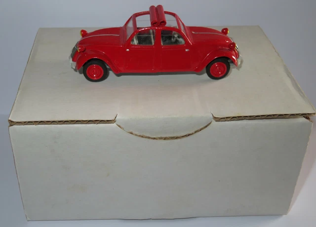 Citroen 2CV Bicephale des Pompiers de COGOLIN Solido 1/43 – Etoile Auto49