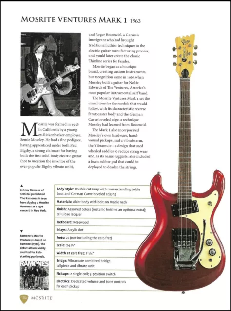 Ramones Mosrite Ventures Mark 1 + Grateful Dead Modulus Bass guitar history