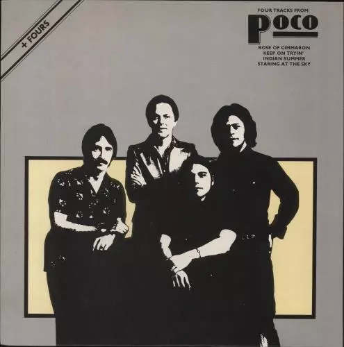 Poco Four Tracks From Poco UK 12" vinyl single record (Maxi)