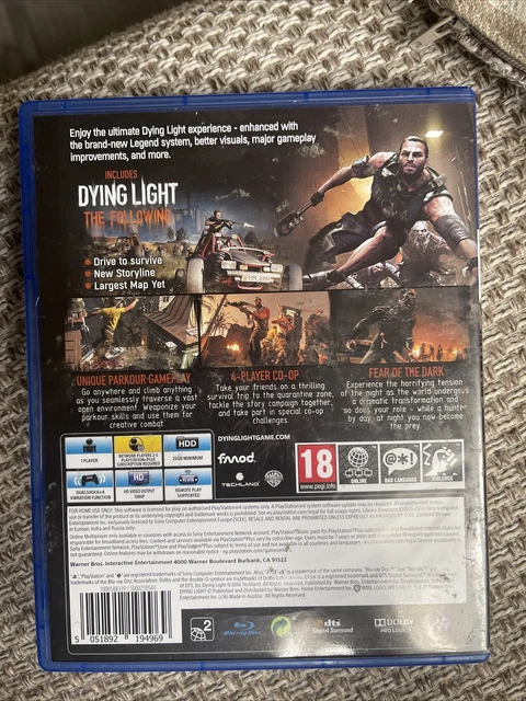 PS4 DYING LIGHT THE FOLLOWING: Enhanced Edition 51951 from Japan