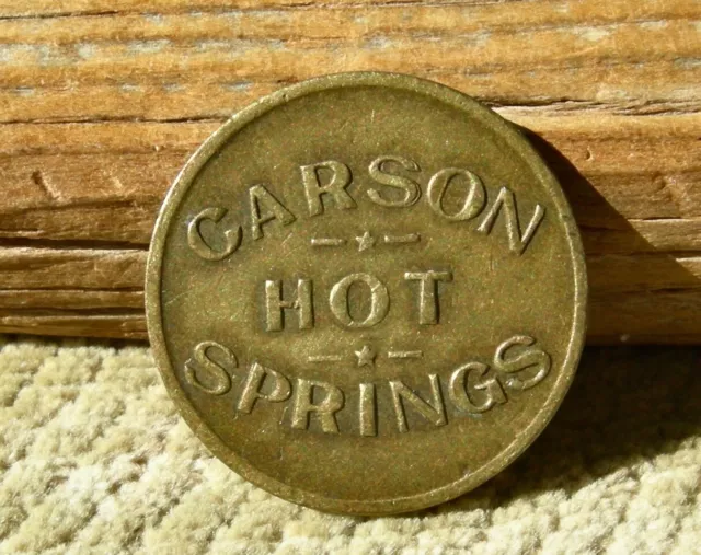 1914 CARSON HOT SPRINGS, NEVADA (site near Carson City) R8 RESORT TOKEN, Cg-1a