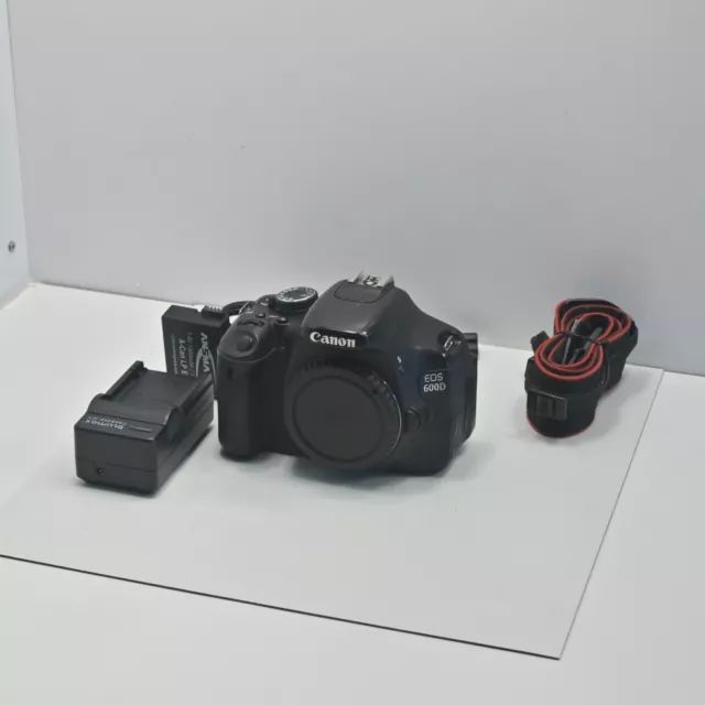 Canon EOS 600D 18.0MP SLR-Digitalkamera Gehäuse - Schwarz