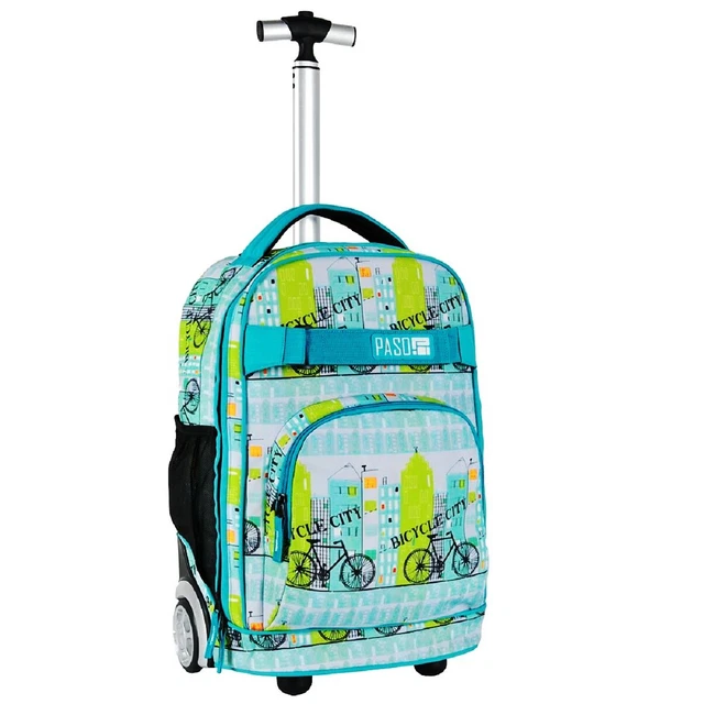 PASO Active Zaino Scuola Unisex – 50x33x23 Cm – 2 Scomparti – Tasca Per Laptop – Antistrappo