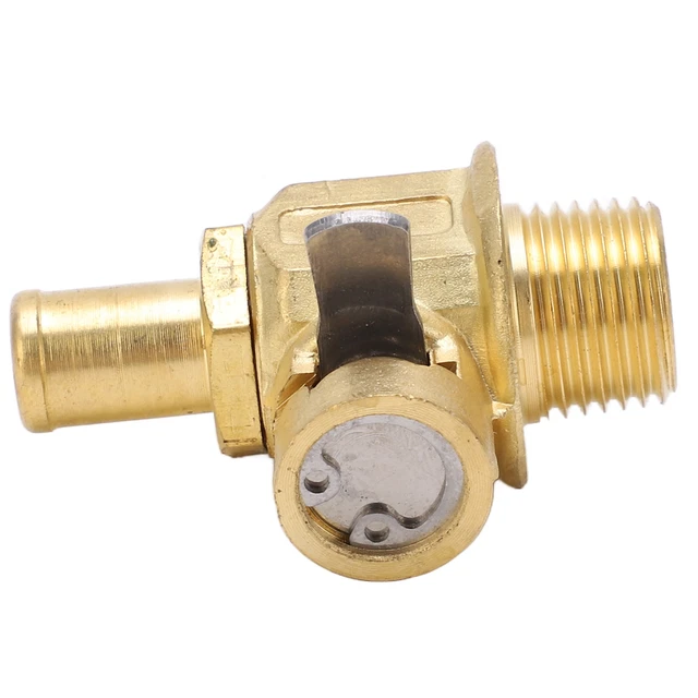 F110N OIL DRAIN Valve Engine Oil Drain Valve Brass With LC10 Lever Clip