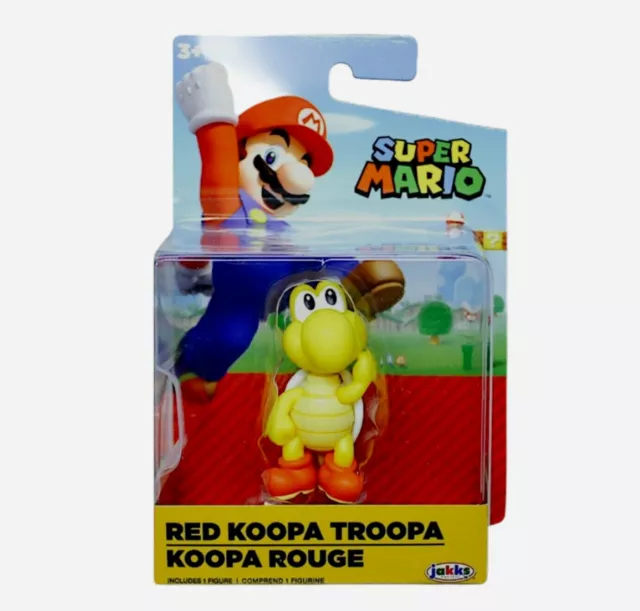 Super Mario World Of Nintendo Red Koopa Troopa Exclusive Action Figure Toy T 1299 Picclick 