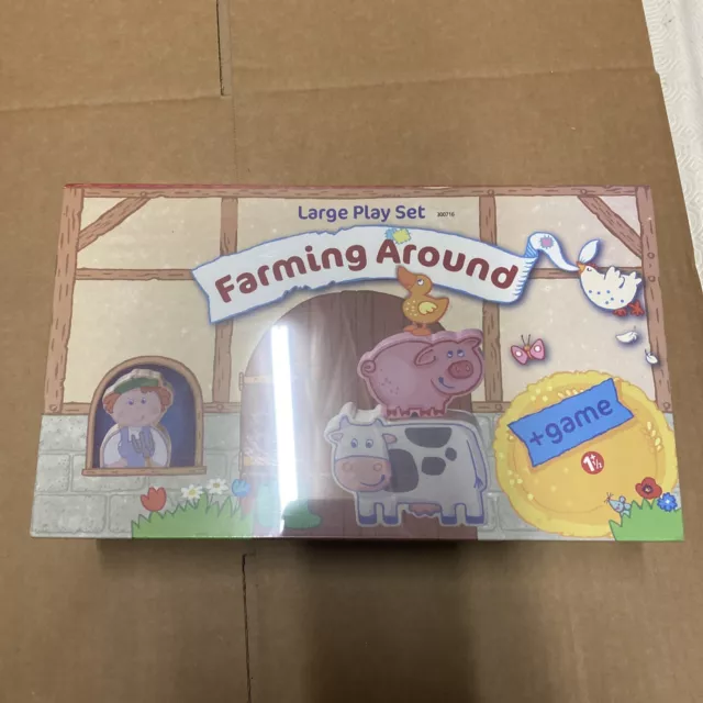 HABA Farming Around Portable Wooden Farm Play Set Children’s Toy Sustainable