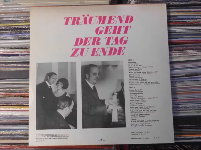 Sonja Siewert & Rec Demont Ddr Amiga Lp: Träumend Geht Der Tag Zu Ende (855224) 2