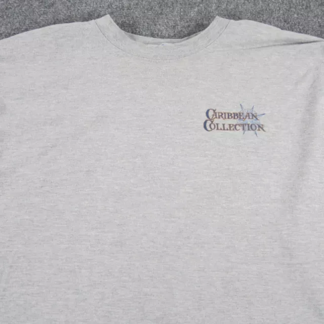 Princess Cruises Shirt Mens 3XL XXXL Grey Caribbean Collection Cotton Logo