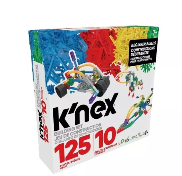 125-Piece K'Nex Beginner Builds Building Set