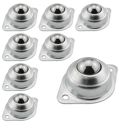 DGHAOP 8pcs Roller Ball Transfer Bearings 5/8" Universal Rotation Ball Caster...