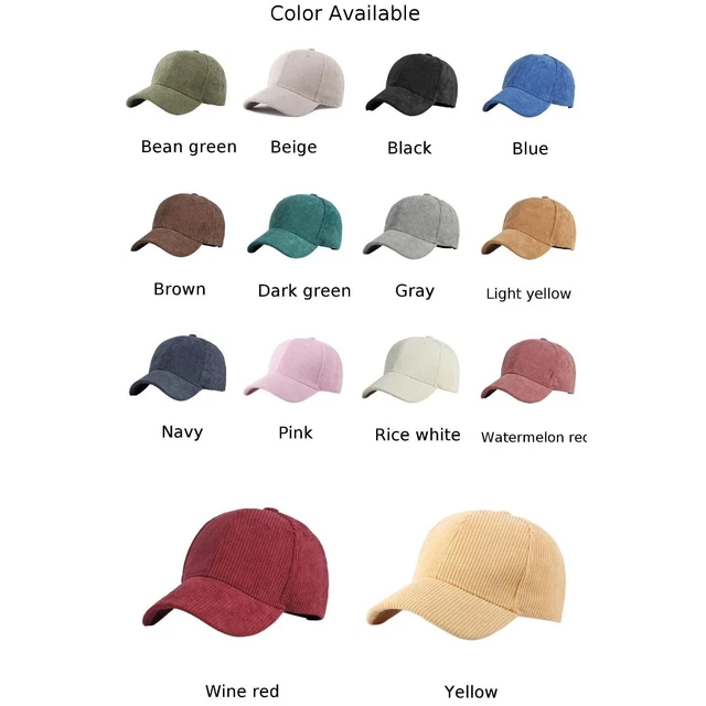 Pour Homme Chapeaux Casquette Baseball Solide Couleur Été Unisexe Femme Hip Hop