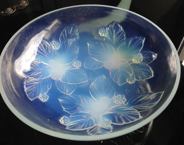 COUPE LALIQUE MODÈLE bulbes N°2 verre opalescent ART DECO 1935 BOWL 10