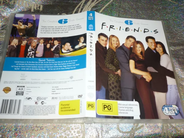 FRIENDS THE COMPLETE Sixth Season Bluray Region B Free Postage Australian  Seller $9.99 - PicClick AU