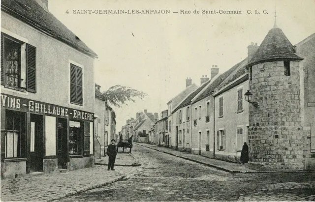 CPA - Saint-Germain-les-Arpajon - Rue de saint-Germain