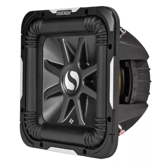 Kicker Solobaric L7 20 cm Auto Subwoofer Eckig S8L7 900 Watt Bass 2x 4Ohm