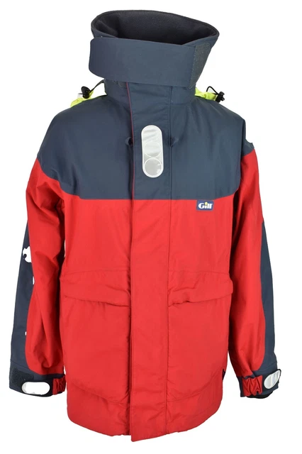 GILL Red Windbreaker Jacket size 14 Boys Full Zip Key West Jacket Sailing