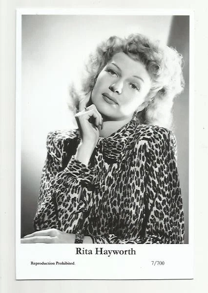 (Bx30) Rita Hayworth Swiftsure Photo Postcard (7/700) Filmstar Pin Up Glamour
