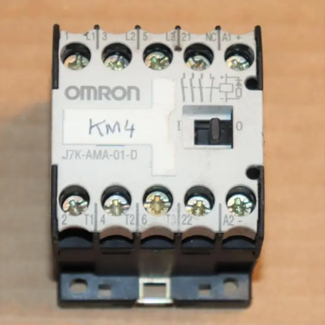 One Omron J7K-AMA-010D  Mini Contactor Relay 24VDC Coil