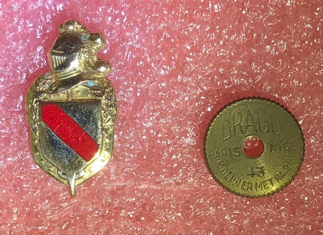 Insigne De Boutonnière Gendarmerie Nationale N°32 Original 22 Mm, Ancien