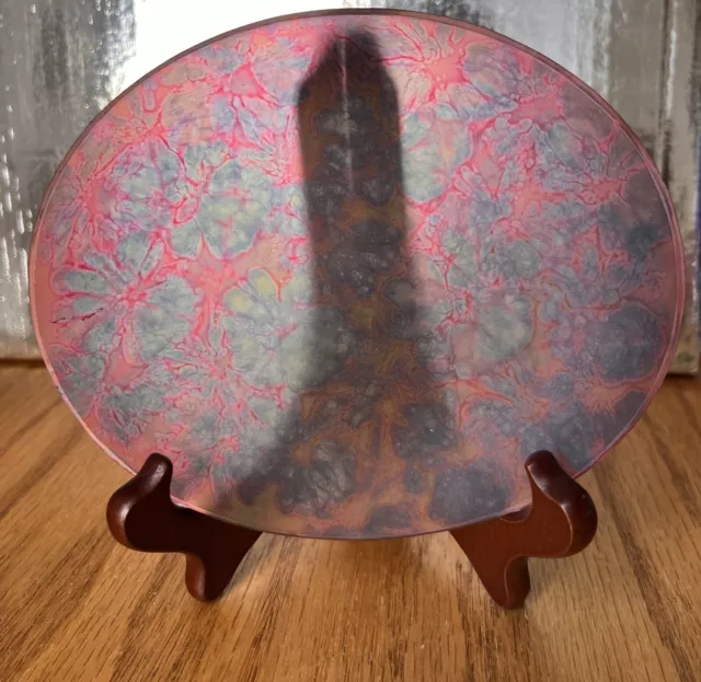 Small Stained Glass Curved Plate
