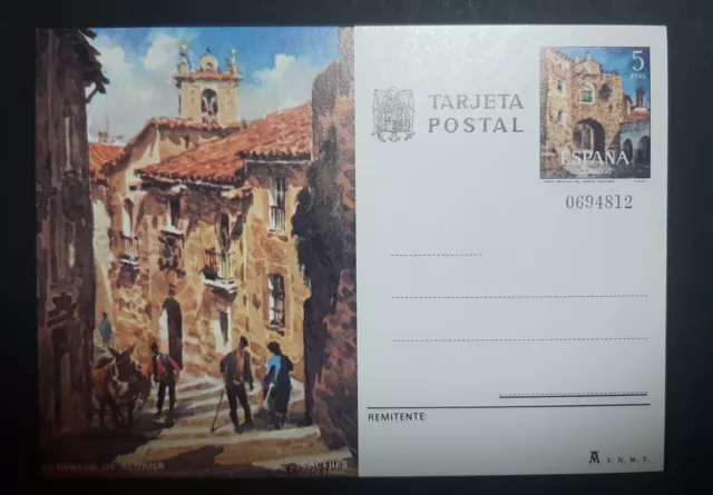 1974 - España - Entero Postal - Cuesta De Aldana, Cáceres - Edifil 95