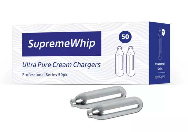 Starter Packs - SupremeWhip Cream Chargers + 0.5L Full Metal Dispenser SILVER 3