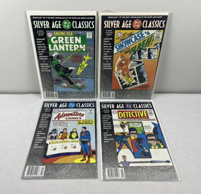 DC Silver Age Classics Lot Flash Green Lantern Detective Action Adventure VF/FN