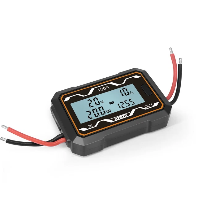 100/150/200A Digital-Monitor Ampere Watt-Meter RC Battery Solar Power Analyzer