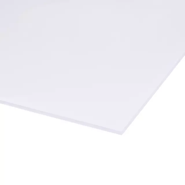 PVC Espuma Tablero Hoja 3x300x300mm Blanco Doble-Cara Expandida PVC Hoja 2uds