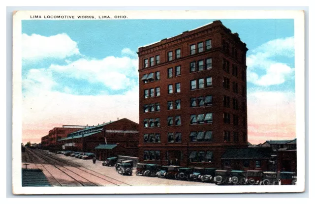 LIMA, OH Postcard - LIMA LOCOMOTIVE WORKS LIMA