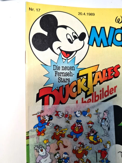 Micky Maus Heft Nr.17-1989 mit allen festen Beilage ungelesen TOP(M56 3