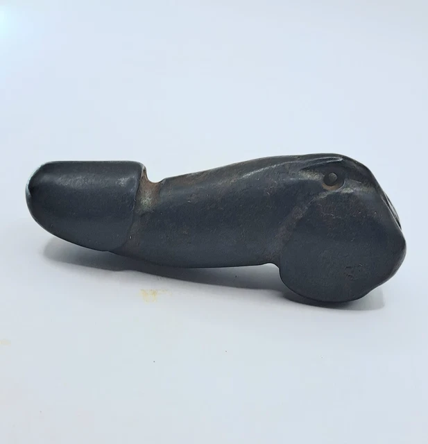 Chinese OLD Hongshan Stone / Jade Hand  Carved Amulet / pendant Penis