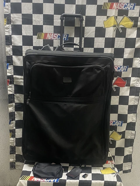 Tumi Alpha Black 2 Wheel 28” Suitcase Balistic Nylon Extended Trip Large Luggage