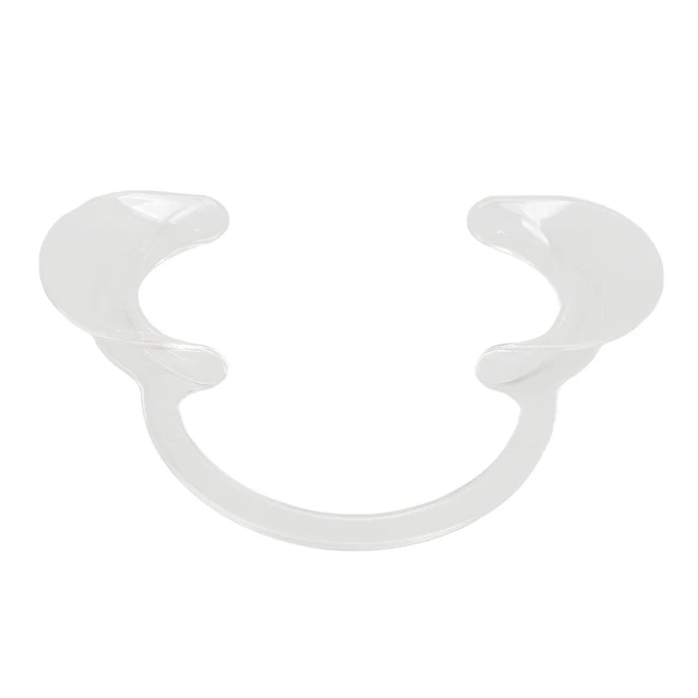 10pcs Cheek Retractor Transparent Disposable Dental Mouth Opener For Dental Clin