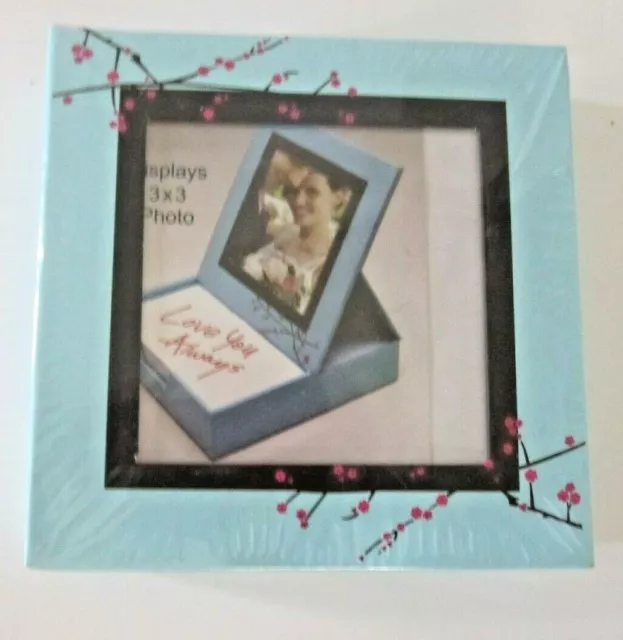 Photo Frame with Note Caddy Holds 3 X 3 Picture New