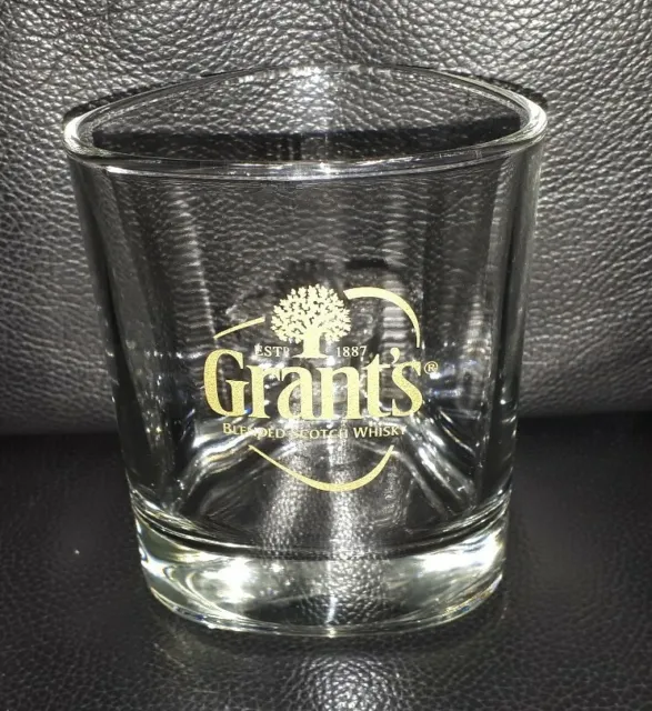 Rare Collectable Grants Scotch Whisky Glass In Great Used Condition