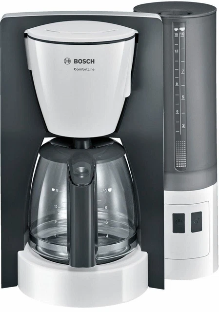 Bosch ComfortLine TKA6A041 Filterkaffeemaschine - Weiß/Dunkelgrau