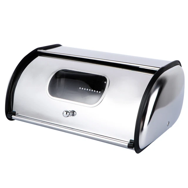 Contenedor dispensador de contenedor de metal panaderos estante caja de pan