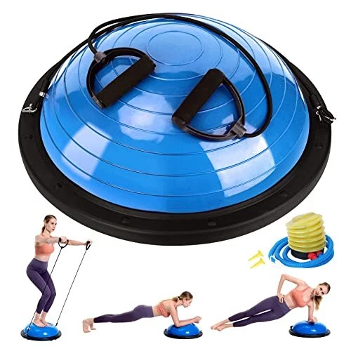 Zealty Half Balance Ball Trainer, Half Yoga Exercise Ball with Resistance