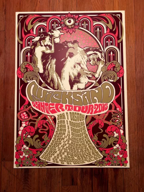 Quicksand Tour Poster Winter 2013