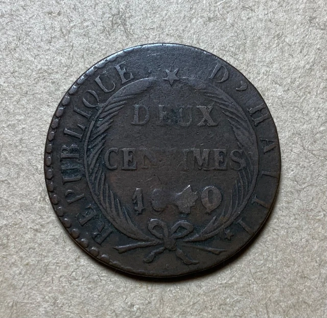 1840 Haiti 2 Centimes