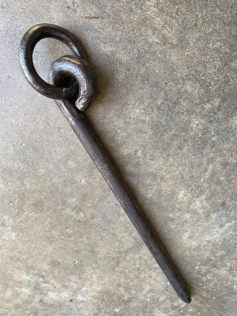 Anneau porte-serviettes en fer forgé à la main – Paso Robles Ironworks