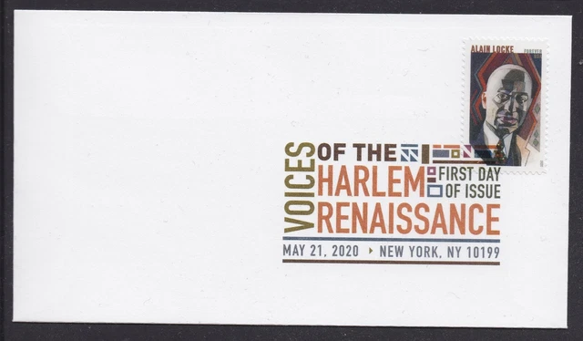 US 5474 Voices of the Harlem Renaissance Alain Locke DCP FDC 2020