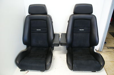 Recaro orthopäd 94 conducente passeggero in pelle perforata con braccioli NUOVO rispetto 